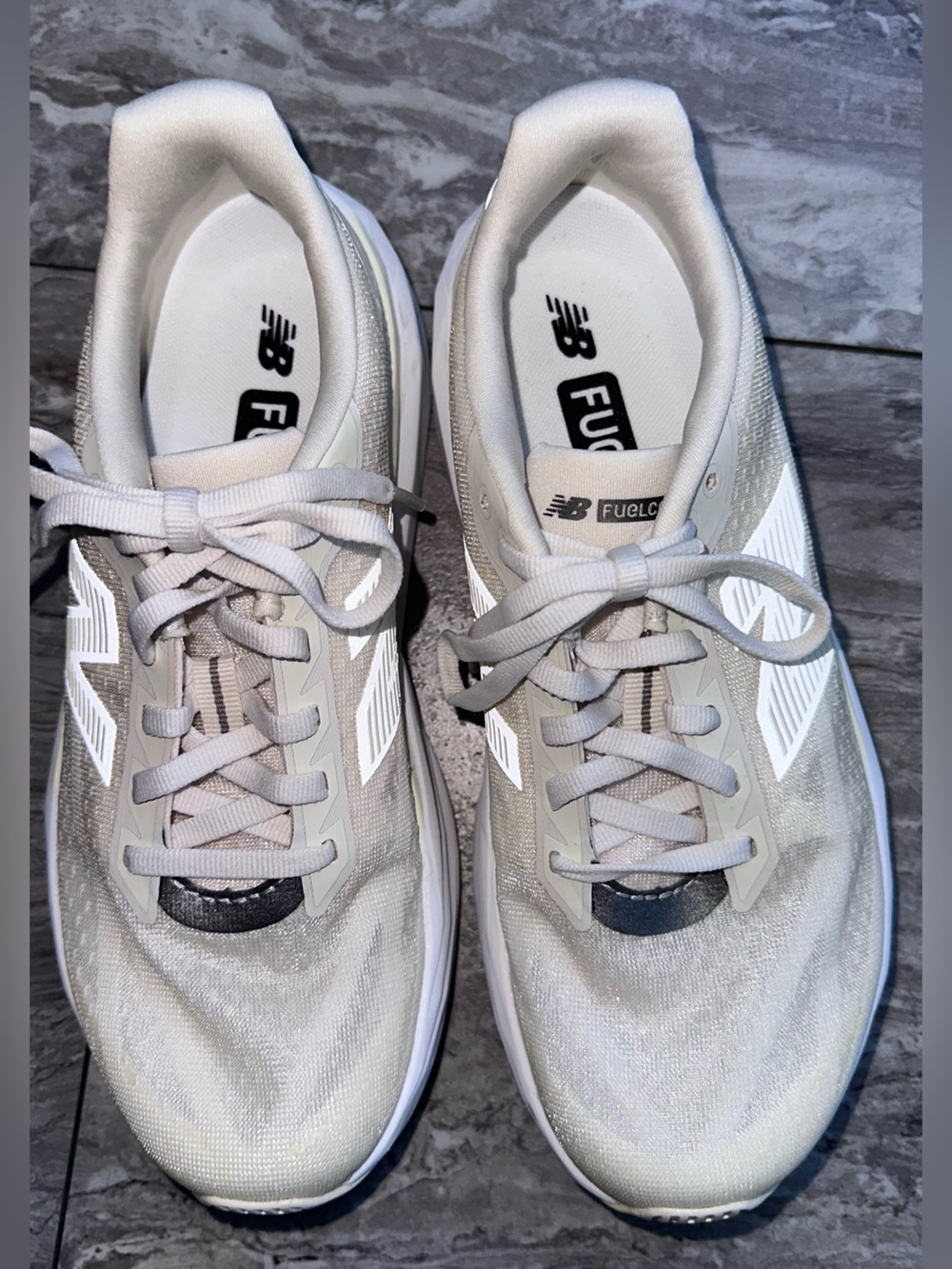 New Balance FuelCell Rebel v4 WFCXZLF Women’s 7.5 Running Shoes Cream White